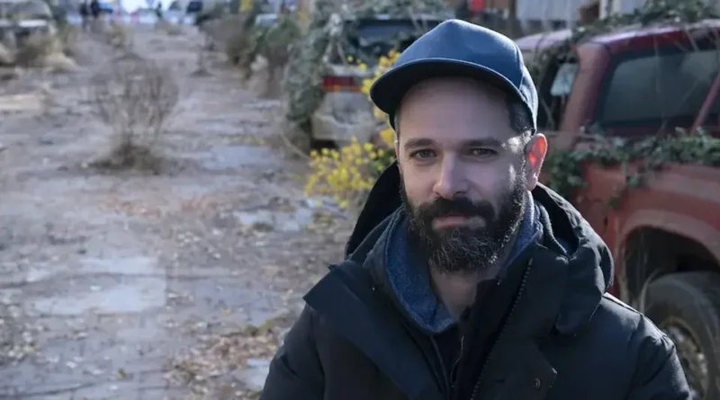 Neil Druckmann en el rodaje de The Last of Us